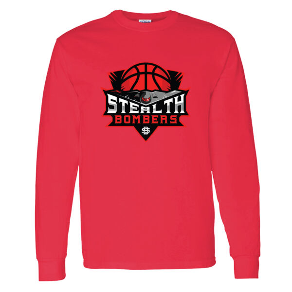 Stealth Bombers Basketball Heavy Cotton 100% Cotton Long Sleeve T Shirt Thumbnail